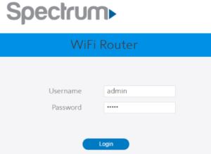 forgot my spectrum router login and password